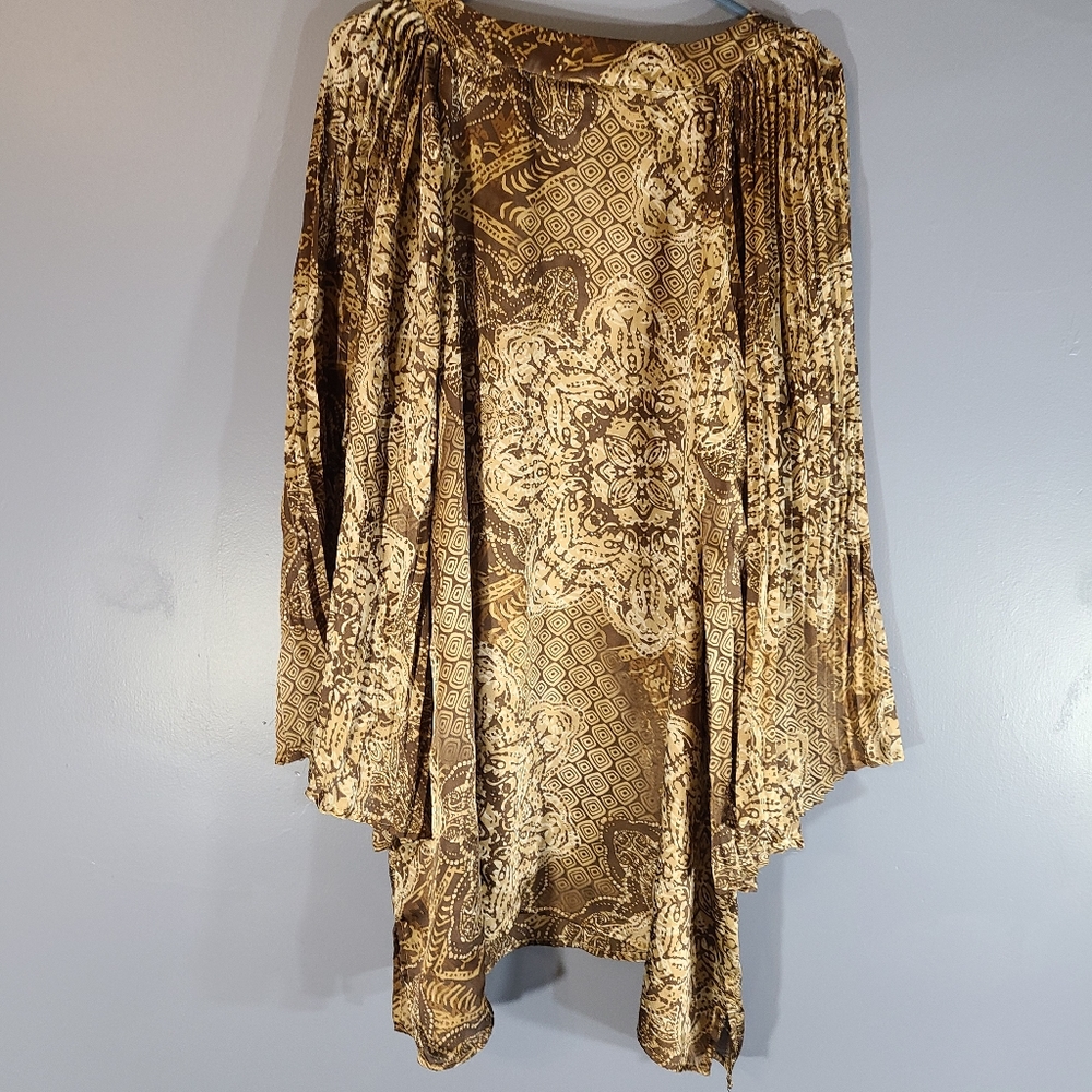 Added Dimensions Mixed print  blouse